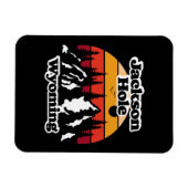 ヴィンテージジャクソンホールワイオミング マグネット (横)