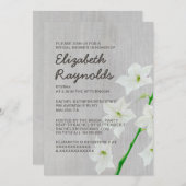 ヴィンテージジャスミンブライダルシャワー招待状 招待状 (正面/裏面)