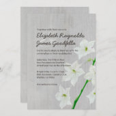 ヴィンテージジャスミン結婚式招待状 招待状 (正面/裏面)