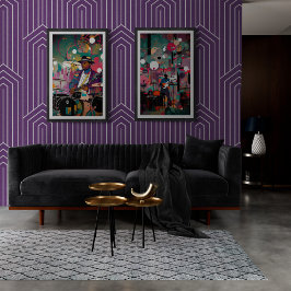 ヴィンテージジャズクラブミュージシャン遊ズギター ポスター