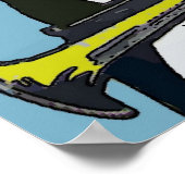 ヴィンテージジャズフェスト女性 ポスター (角)