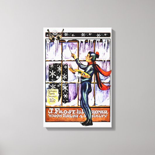 ヴィンテージジャッカスタムクフロストカバーアートキャンバスラップ キャンバスプリント (正面)