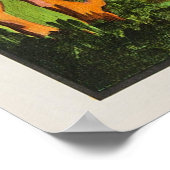 ヴィンテージジャックと豆のつる ポスター (角)