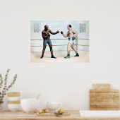 ヴィンテージジャックジョンソン対ジム・ジェフリーボクシングポスター ポスター (キッチン)