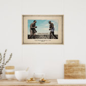 ヴィンテージジャックジョンソン対ジム・ジェフリー ポスター (キッチン)