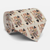 ヴィンテージジャック遊・オブ・クラブイラストレーション ネクタイ (ロール)