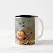 ヴィンテージジャック・オランタン（魔女つき） ツートーンマグカップ (正面右)