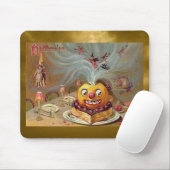 ヴィンテージジャック・オランタン（魔女つき） マウスパッド (マウス)