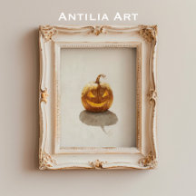 ヴィンテージジャック・オ・ランタン絵を描ズ・カンプキンヘッド