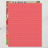 ヴィンテージジャパンディアー&パゴダスクラップブック紙 (正面/裏面)