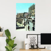 ヴィンテージジャファゲートエルサレム1950年 – 1977 ポスター (ホームオフィス)