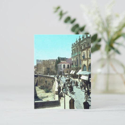 ヴィンテージジャファゲートエルサレム1950年 – 1977 ポストカード (スタンド正面)