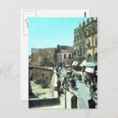 ヴィンテージジャファゲートエルサレム1950年 – 1977 ポストカード (正面/裏面)