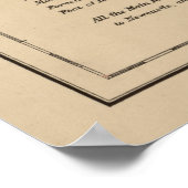 ヴィンテージジャマイカの地図(1893年) ポスター (角)