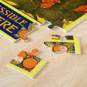 ヴィンテージジャマイカトラベルイラストレーション ジグソーパズル (側面)