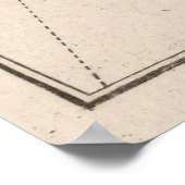 ヴィンテージジャマイカ王室の港の地図(1764) ポスター (角)