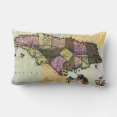 ヴィンテージジャマイカ1680の地図 ランバークッション (裏面)