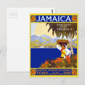 ヴィンテージジャマイカ・ジェム・オブ・ザ・トラベル ポストカード (正面/裏面)