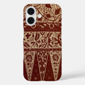 ヴィンテージジャワろうけつ染め織物壁紙パターン Case-Mate iPhoneケース (裏面)