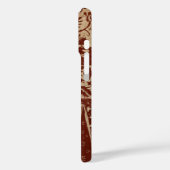 ヴィンテージジャワろうけつ染め織物壁紙パターン Case-Mate iPhoneケース (裏面 / 左)