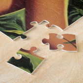 ヴィンテージジャングルガールピンアップ ジグソーパズル (側面)