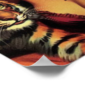 ヴィンテージジャングルガールピンアップ ポスター (角)