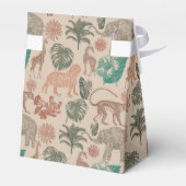 ヴィンテージジャングルサファリベイビーシャワー フェイバーボックス (裏面サイド)