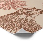 ヴィンテージジャングルサファリベイビーシャワー ポスター (角)