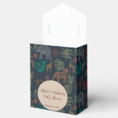 ヴィンテージジャングルサファリ男の赤ちゃんシャワー フェイバーボックス (オープン)