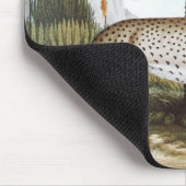 ヴィンテージジャングルチーター熱帯アンティークブックグラム マウスパッド (コーナー)