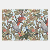 ヴィンテージジャングルテーマの贈答用包装 ラッピングペーパーシート (正面2)