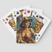 ヴィンテージジャングルパルプガール トランプ (裏面)