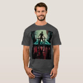 ヴィンテージジャングル美学 Tシャツ (正面フル)