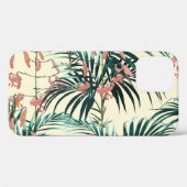 ヴィンテージジャングル：ダークグリーン、オレンジリリー。 Case-Mate iPhoneケース (裏面 (横))