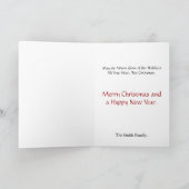 ヴィンテージジャンティ雪だるま- A Crismas Card シーズンカード (内部)