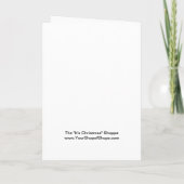 ヴィンテージジャンティ雪だるま- A Crismas Card シーズンカード (裏面)