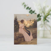 ヴィンテージジャンフレデリックバジールザピンクドレス ポストカード (スタンド正面)