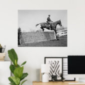 ヴィンテージジャンプ馬サーカ1911 ポスター (ホームオフィス)