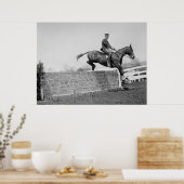 ヴィンテージジャンプ馬サーカ1911 ポスター (キッチン)