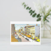 ヴィンテージジャージーシティニュージャージーダウンタウンビュー ポストカード (スタンド正面)