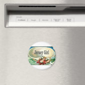 ヴィンテージジャージーショアジャージーガール マグネット (インサイチュ (食洗機))