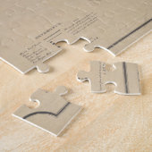 ヴィンテージジャージー市地図NJ (1879) ジグソーパズル (側面)