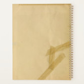 ヴィンテージジャーナルステッカープランナー プランナー手帳 (裏面)