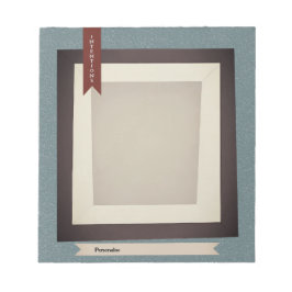 ヴィンテージジャーナル日記ブルーセピアスクラップブックペーパー ノートパッド