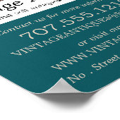 ヴィンテージジュエリーと鍵、アンティークディーラー、ストア ポスター (角)