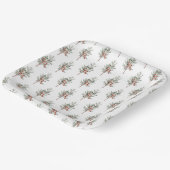 ヴィンテージジュニパーの緑 ペーパープレート (傾斜あり)