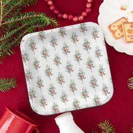 ヴィンテージジュニパーの緑 ペーパープレート