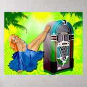 ヴィンテージジュークボックス ポスター (正面)