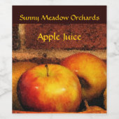 ヴィンテージジュースラベル ワインラベル (シングルラベル)