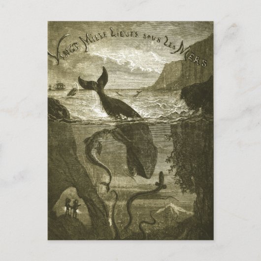 ヴィンテージジュールヴェルヌ20,000リーグ ポストカード (正面)